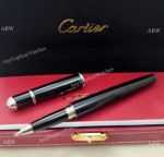 Knockoff Cartier Diabolo de Fineliner Pen Silver Trim Black Resin_th.jpg